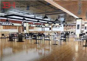 廣州時(shí)代美食城-八和建材木紋鋁方通