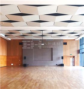上海外高橋文化藝術中心-穿孔鋁單板 、鋁天花吊頂4