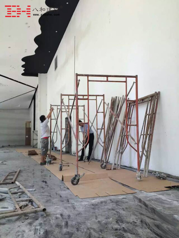 【測量現場】雕塑造型鋁單板測量精度的高標準