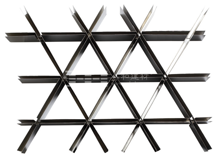 三角形鋁格柵吊頂 三角形鋁格柵吊頂