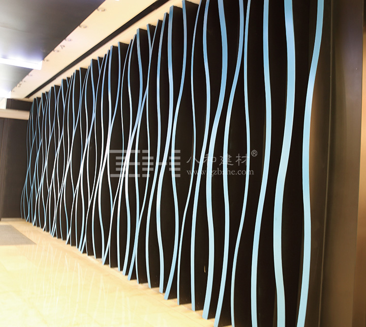 藝術弧形鋁方通-八和建材