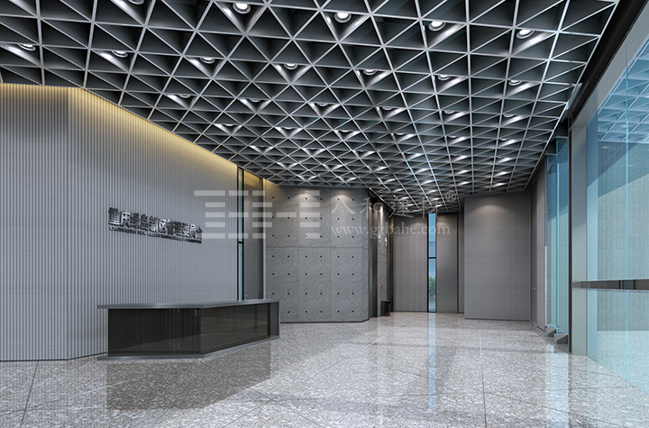 三角形鋁格柵吊頂 三角形鋁格柵吊頂