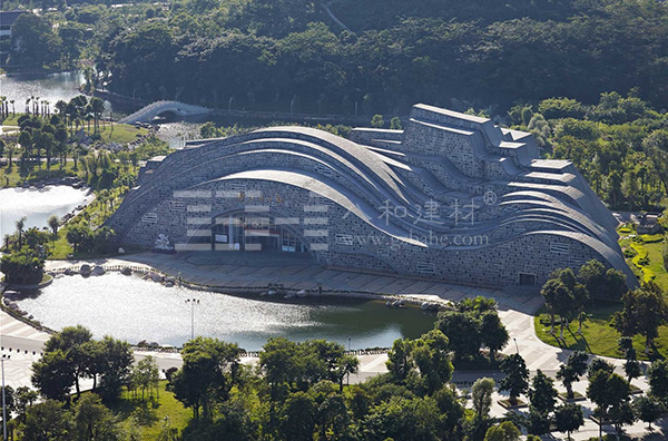 柳州奇石展覽館-鋁單板、條形鋁天花板、鋁格柵吊頂 柳州奇石展覽館-鋁單板、條形鋁天花板、鋁格柵吊頂