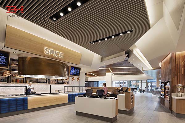 木紋型材鋁方通天花