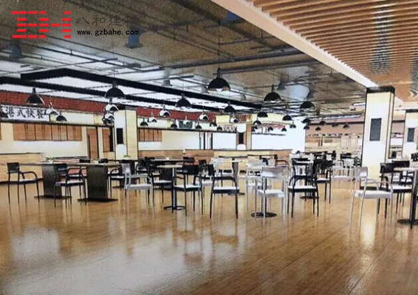 【廣州時(shí)代美食城】木紋鋁方通吊頂定制廠家的選擇 【廣州時(shí)代美食城】木紋鋁方通吊頂定制廠家的選擇