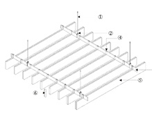 型材鋁方通安裝節(jié)點 型材鋁方通安裝節(jié)點