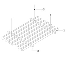 U型鋁方通安裝節點 U型鋁方通安裝節點